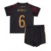 Tyskland Joshua Kimmich #6 Bortedraktsett Barn VM 2022 Korte ermer (+ Korte bukser)